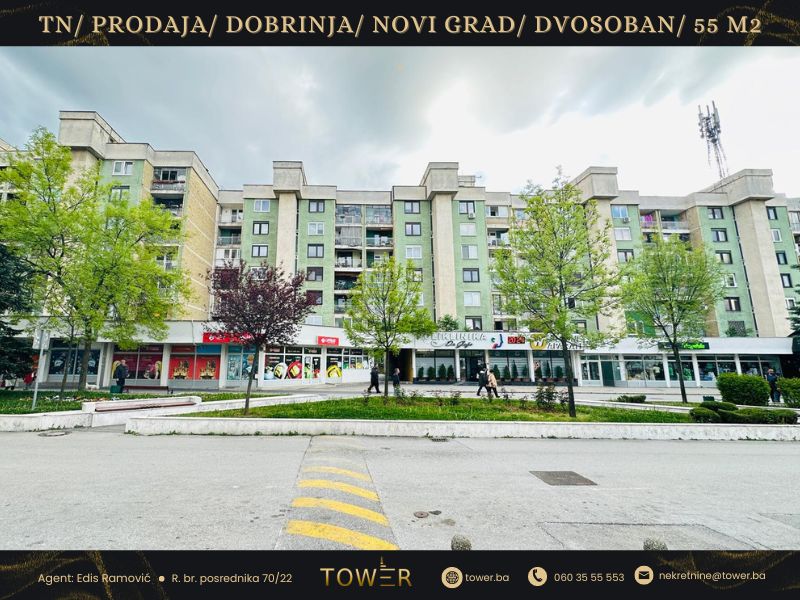 Prodaja/ Dobrinja/ Novi Grad/ Dvosoban/ 55 m2