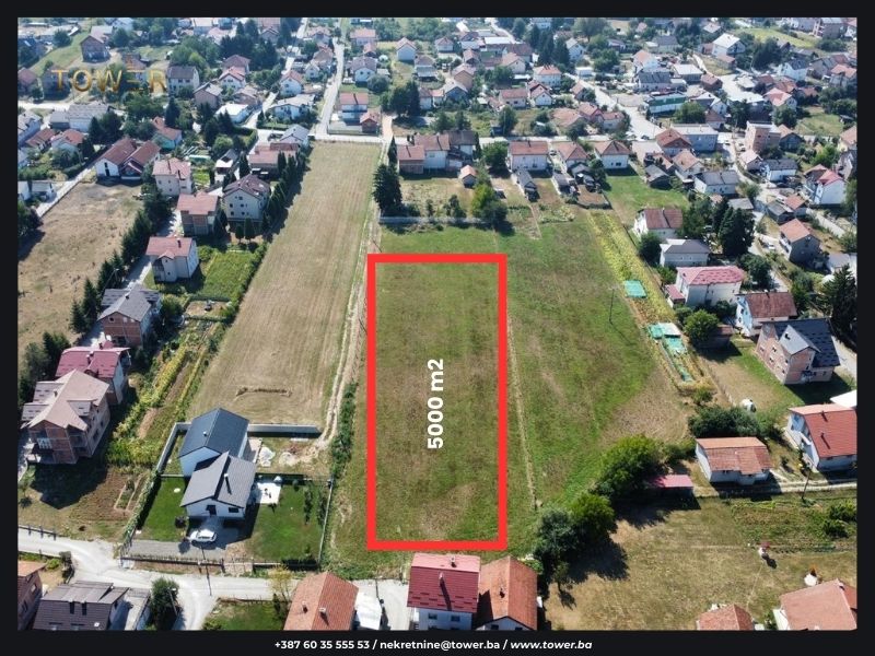 Ilidža/ Doglodi/ Zemljište 5000m2/ 11x418m2