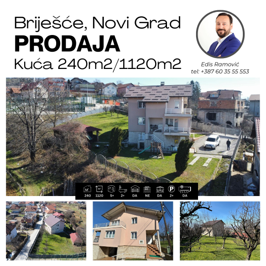 Kuća Briješće - Novi Grad Sarajevo 240 m2